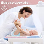 80 Count Disposable Baby Changing Pads, 18”x18” Pink – Super Absorbent - Image 3