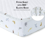 Dreamology 100% Cotton Jersey Standard Crib Sheets - Image 5