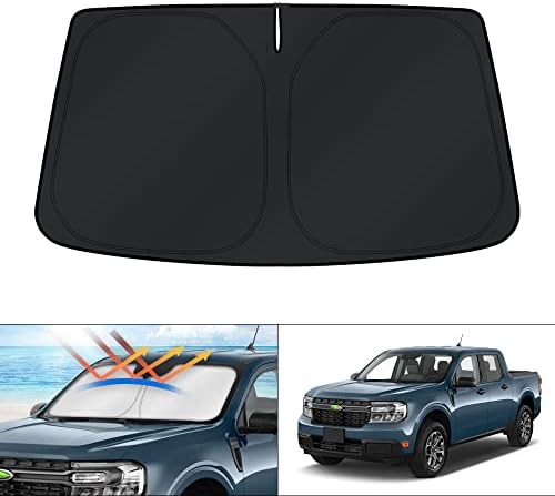 KUST Windshield Sun Shade for Ford Maverick Accessories 2022-2024 2025 2026 by KUST