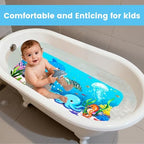 Bathtub Mat for Kids Non Slip, Bath Shower Mat, 40 * 16inch, Under the Sea - Image 2