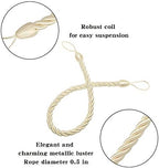 BEL AVENIR Curtain Tiebacks Ropes Tie-Backs, Handmade Holdbacks - Image 2