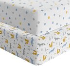 Featherhead™ 2-Pack Fitted Crib Sheets by Featherhead%E2%84%A2