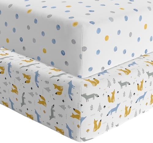 Featherhead™ 2-Pack Fitted Crib Sheets by Featherhead%E2%84%A2