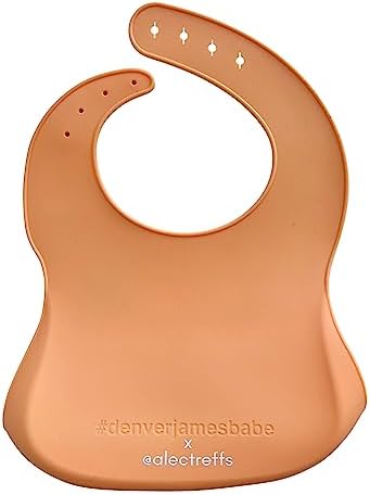 Denver James Silicone Feeding Bibs | Dishwasher Safe. Waterproof. Adjustable. - Image 2
