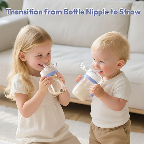 NCVI PPSU Spill-Proof Baby Straw Cup, Lightweight - Image 4