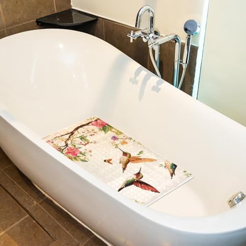 Bath Tub Shower Mat, Washable Bathtub Floor Mats, Suction Cups and Drain Holes - Image 5