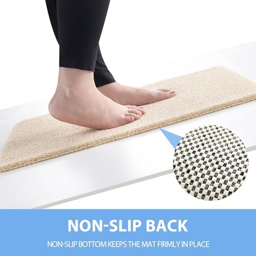 Hargiis Non Slip Shower Mat, Anti Slip Bath Mat, Quick Drying Bath Tub Mats - Image 3