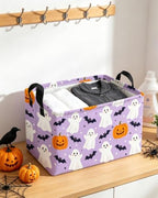 Essme Rectangular Halloween Baskets, Ghost Storage Box, Cute Basket - Image 4