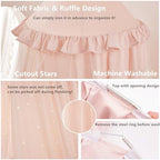 Princess Bed Canopy for Girls, Double Layer Canopy Fits Twin/Full Bed - Image 6