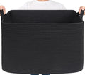 Goodpick 105L Extra Large Woven Rope Blanket Basket by Goodpick