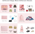 BAGAIL 8 Set Packing Cubes Luggage Packing Organizers - Image 5