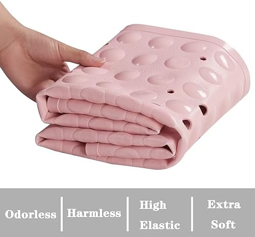 YANZIFLY Bathtub Mat for Shower: Soft Silicone Bath Mat Non Slip - Image 3