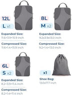 Bagsmart Compression Packing Cubes, Travel Bag Cruise Ship Essentials - Image 2