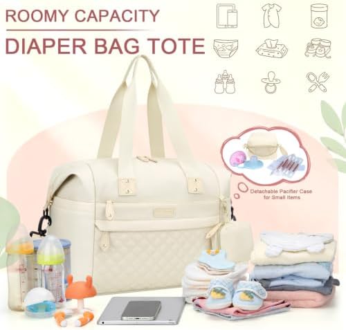 Pritent Diaper Bag Tote Waterproof Maternity Baby Bags - Image 5