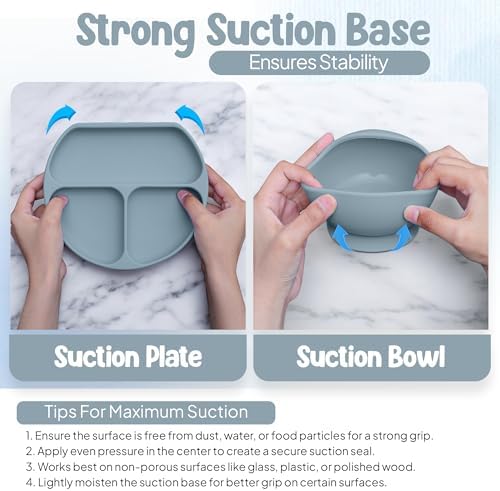 O'doe™ Silicone Baby Feeding Set, 17-Piece Baby Weaning Set BPA-Free - Image 3