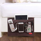 Bedside Caddy, Table Cabinet Storage Organizer, 4 Pockets - Image 3