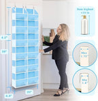 Over The Door Organizer 6 Tiers, Extra Large Behind Door Storage of 12 - Image 3