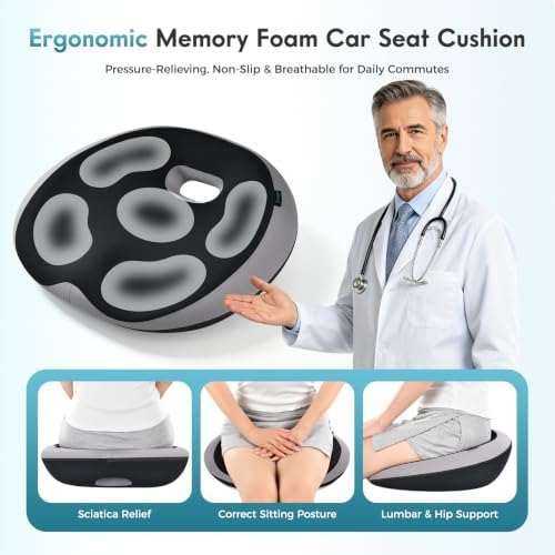 FLORICH Memory Foam Car Seat Cushion - Image 4