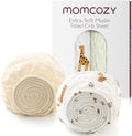 Momcozy Mini Crib Sheets 38"x26", Pack and Play Sheet by Momcozy