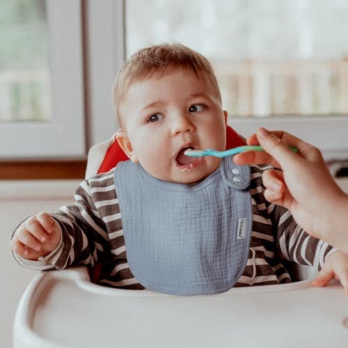 Muslin Baby Bibs for Drooling and Teething, Bibs for Boys Girls - Image 4