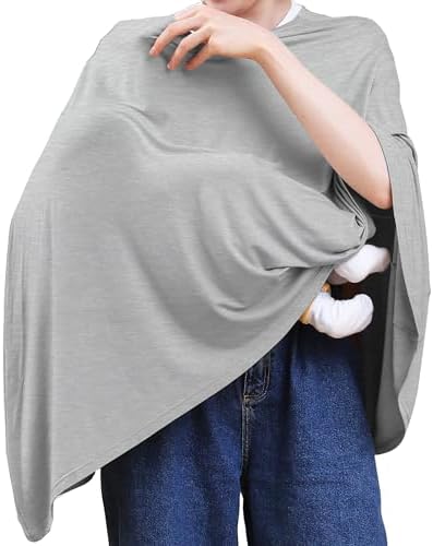 Seejoy Nursing Cover for Breastfeeding, 360°Full Coverage Nursing Poncho by Unknown
