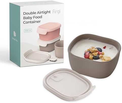Silicone Baby Food Storage Containers by FIRGI-FirstGift