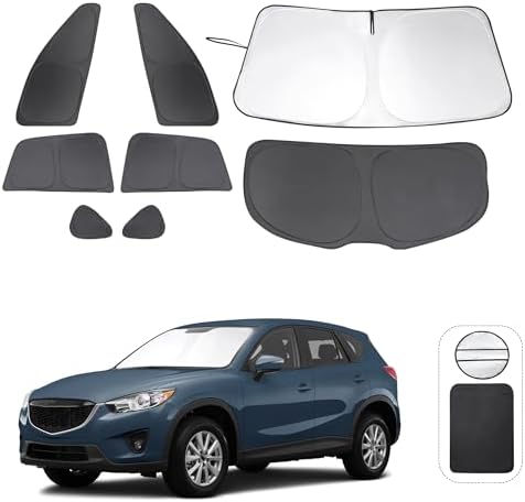 TINGLU Window Shades for Mazda CX-5 2013 2014 2015 2016 Accessories Car Side by TINGLU
