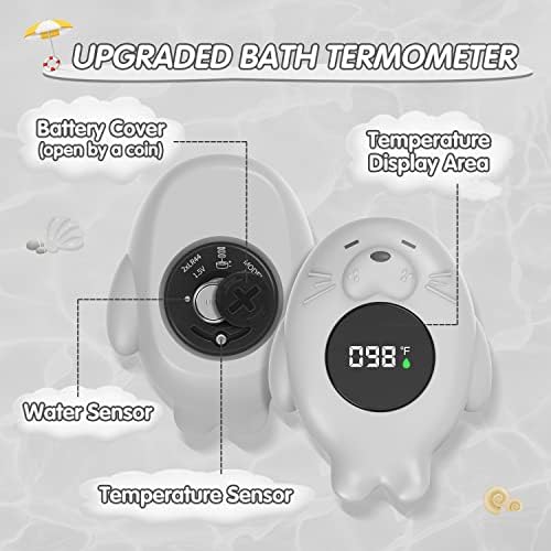 Baby Bath Thermometer Safety, Waterproof Bath Thermometer - Image 6