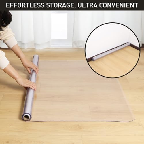 3'x20' Vinyl Runner Rug for Hallway, Non-Slip Plastic Floor Mat for Entryway - Image 7