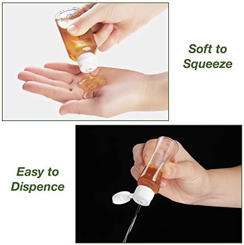 MMonDod 25 Pack 1.7oz/50ml Plastic Empty Bottles - Image 4