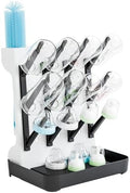 SuoXing Baby Bottle Drying Rack Space Saving, Countertop Vertical Bottle Rack by SuoxingStorage
