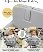 Padded Shopping Cart Seat Cover - Image 3