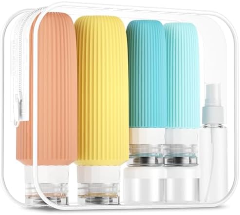 Mrsdry 16 Pack Travel Bottles for Toiletries, Large 6oz Silicone Travel by Mrsdry