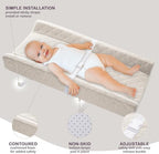 Organic Cotton Covered Contoured Baby Changing Pad | Waterproof Foam Mattress - Image 3