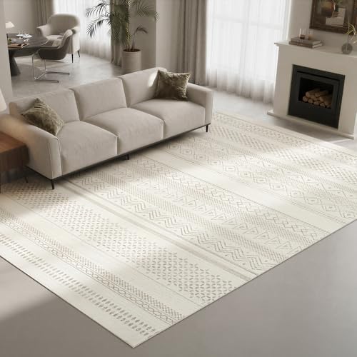 8x10 Area Rugs for Living Room Rug Washable: Abstract Large Rug for Dining Room by BGASZMakeYourHomeMoreCozy