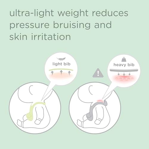 Olababy Fold N Go Silicone Baby Bib w/Travel Case, Waterproof - Image 3