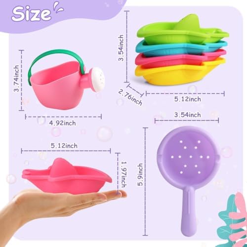 Baby Bath Toys, Mold Free Bath Toys Toddlers 2-4, Water Table Toys - Image 5