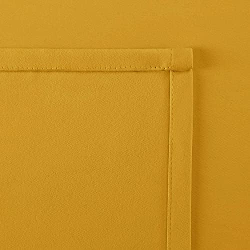 Hiasan Yellow Valance Curtains for Window 52 x 18 Inches 1 Panel - Image 4