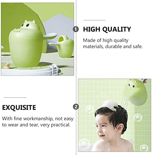 Bath Cup for Baby, Shampoo Rinse Cup Baby Rinse Cup Baby Bath Rinser Wash Hair - Image 2