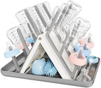 Large Baby Bottle Drying Rack, Space Saving Countertop Holder Organizer by CandyHome