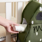 SUNVENO Hanging Diaper Caddy for Crib, Baby Diaper Stacker and Nursery Organizer - Image 3