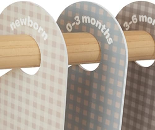 3 Sprouts Baby Closet Dividers, Newborn to 2T, 8 Piece Set - Image 2