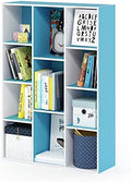 Furinno LUDER Book Shelf, 11-Cube Bookshelf, Reversible Bookcase, 9.4 x 29.1 x by Furinno-FitsYourSpaceFitsYourBudget