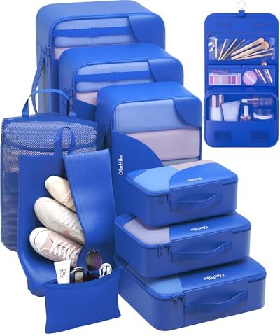 OlarHike Packing Cubes for Travel, Gifts for Women Mom, Anti-Tearing Suitcase by OlarHike