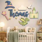 Personalized Wooden Name Sign for Nursery by Challengebutfun