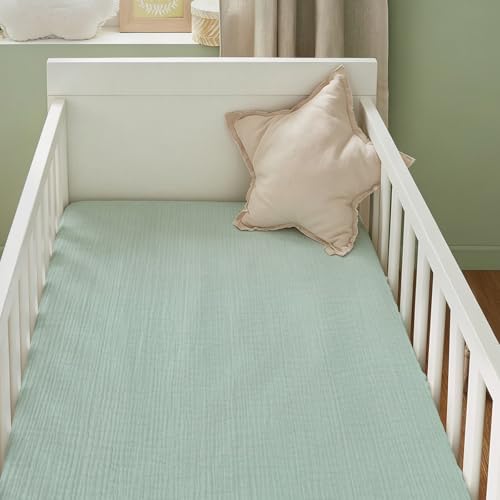 Organic Crib Sheets 2 Pack 52x28 Inches Soft Boho - Image 2