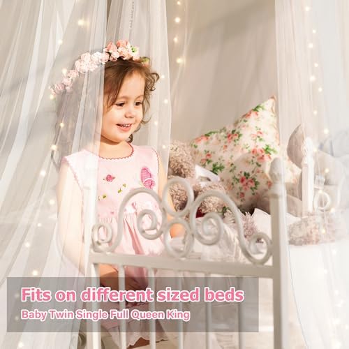 Bed Canopy with Lights, Bed Canopy - Image 5