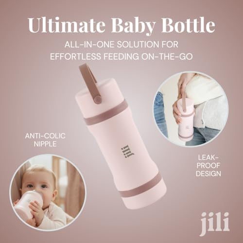 Jili All-in-One Baby Bottle, Insulated Stainless Steel Bottle - Image 2