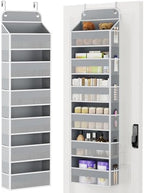 Yecaye Over Door Organizer, 60 lbs Load Capacity, Metal Hanging Storage by Yecaye