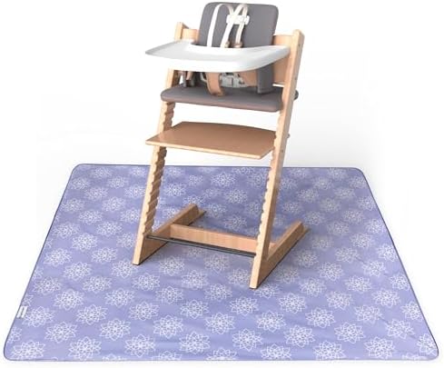 Tiny Twinkle Splat Mat for Under High Chair or Table | 51" x 51" Waterproof & by TinyTwinkle
